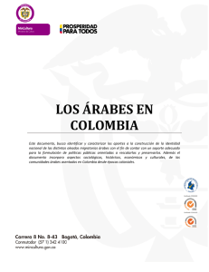 Los árabes en Colombia - Ministerio de Cultura
