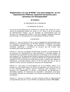 Reglamento a la Ley N&deg;8306 "Ley para Asegurar, en los