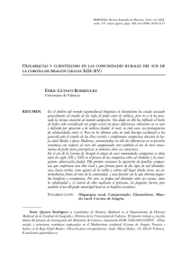 Oligarquías y clientelismo en las comunidades rurales del sur de la