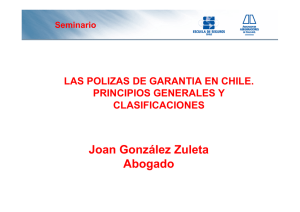LAS POLIZAS DE GARANTIA EN CHILE