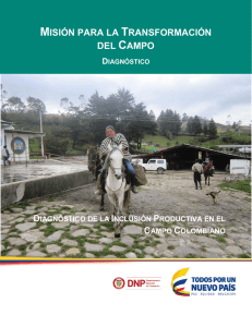 Diagnóstico de la Inclusión Productiva en el Campo Colombiano 1