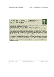 Jean le Rond D`Alembert
