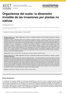 Organismos del suelo: la dimensión invisible de las invasiones por