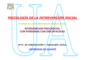 psicología de la intervención social - RUA