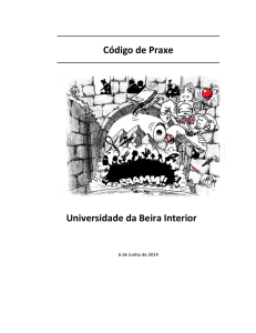 Código de Praxe Universidade da Beira Interior