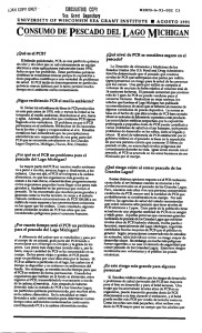 CONSUMO DE PESCADO DEL LAGO MICHIGAN