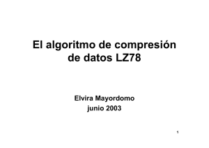 Los Algoritmos de Compresión de Datos de Lempel-Ziv