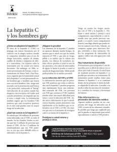 La hepatitis C y los hombres gay
