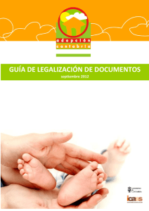 Guía de Legalización de Documentos de Adopción