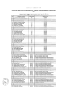 proceso cas n9 026-2015-midi5-pnadp convocatoria para