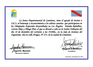 Invitación - Junta Departamental de Canelones