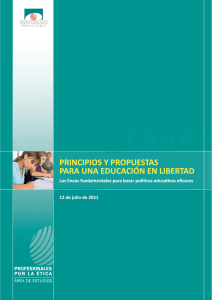 Principios y propuestas para una educación en libertad