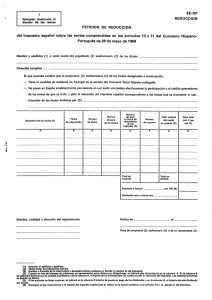 Spain - E_F020 - Peticion de reduccion