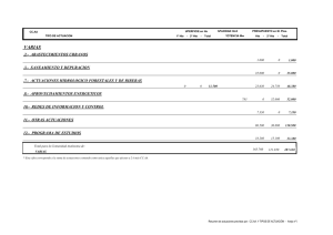 Anexo 5. Resumen de actuaciones agrupadas por CC.AA. y dentro