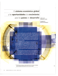 El sistema económico global y las oportunidades de crecimiento