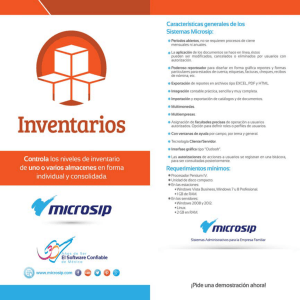 Inventarios