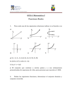 GUIA 3 Matemátiaca I Funciones Reales - U