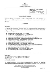 Comité de Competición - Federación de Lucha Canaria de Gran