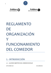 reglamento de organización y funcionamiento del