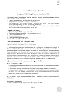 Prospecto - Agencia Española de Medicamentos y Productos