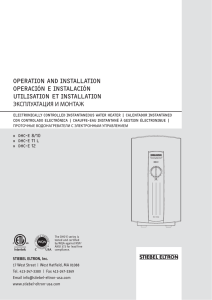 operation and installation operación e instalación