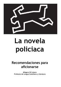 La novela policiaca - IES Cardenal Sandoval y Rojas