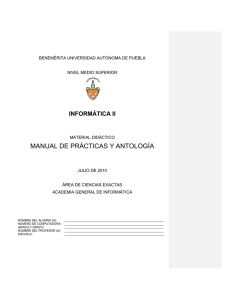 Manual Informática II - Benemérita Universidad Autónoma de Puebla