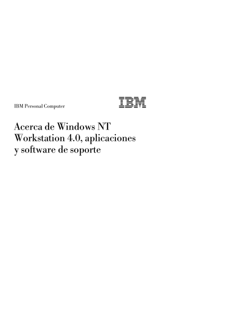 Acerca de windows nt workstation 4 0 aplicaciones y