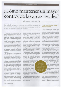 ¿Cómo mantener un mayor control de las arcas fiscales?