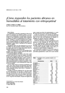 ¿Cómo responden los pacientes africanos en hemodiálisis al