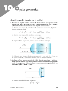 10 Óptica geométrica