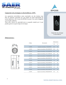 Capacitor de arranque ó electrolíticos 110V: Dimensiones:!