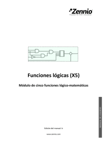 Funciones lógicas X5