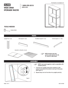 WIde SPAn SToRAGe RACKS