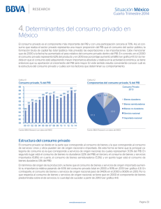 4. Determinantes del consumo privado en México