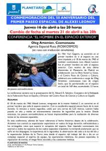 conferencia cosmonauta 2015