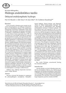 Hidrops endolinfático tardío