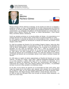 Máximo Pacheco Gómez - Corte Interamericana de Derechos