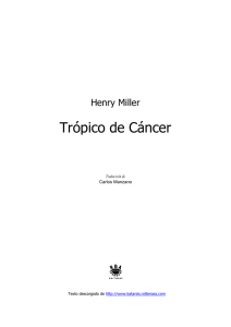 tropico de cancer- henry miller