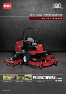 Catálogo TORO Maquinaria Profesional 2014