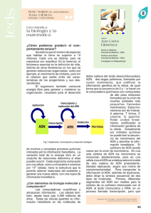 La biología y la matemática