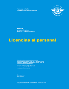 Anexo 1 — Licencias al personal