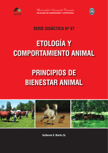 Etología y ComportamiEnto animal prinCipios dE BiEnEstar animal