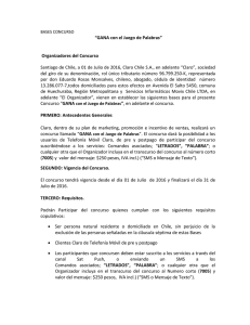 “GANA con el Juego de Palabras” Organizadores del Concurso