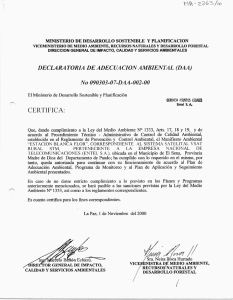 rt - z-z6m DECLARATORIA DE ADECUA CLON AMBIENTAL
