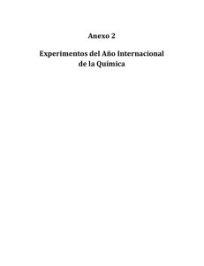 Anexo 2 Experimentos del Año Internacional de la Química