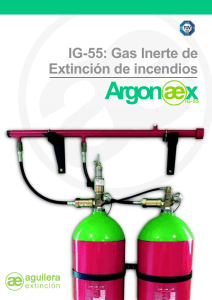 IG-55: Gas Inerte de Extinción de incendios
