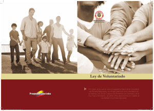 Ley de Voluntariado - Cruz Roja Colombiana
