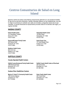 Centros Comunitarios de Salud en Long Island
