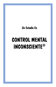control mental inconsciente - Living Epistles Ministries
